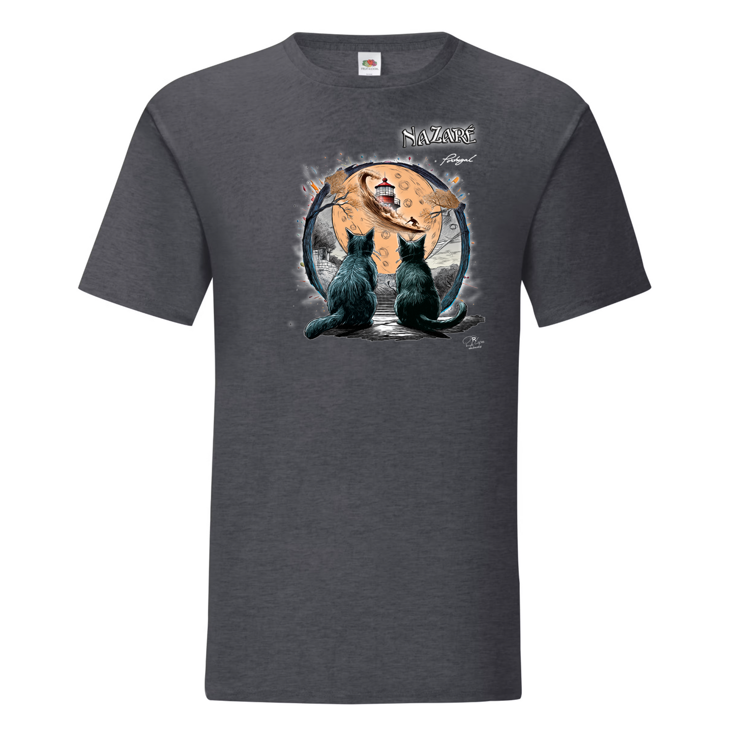T-shirt Fruit of the Loom, Iconic, 150g, Luar Nazaré