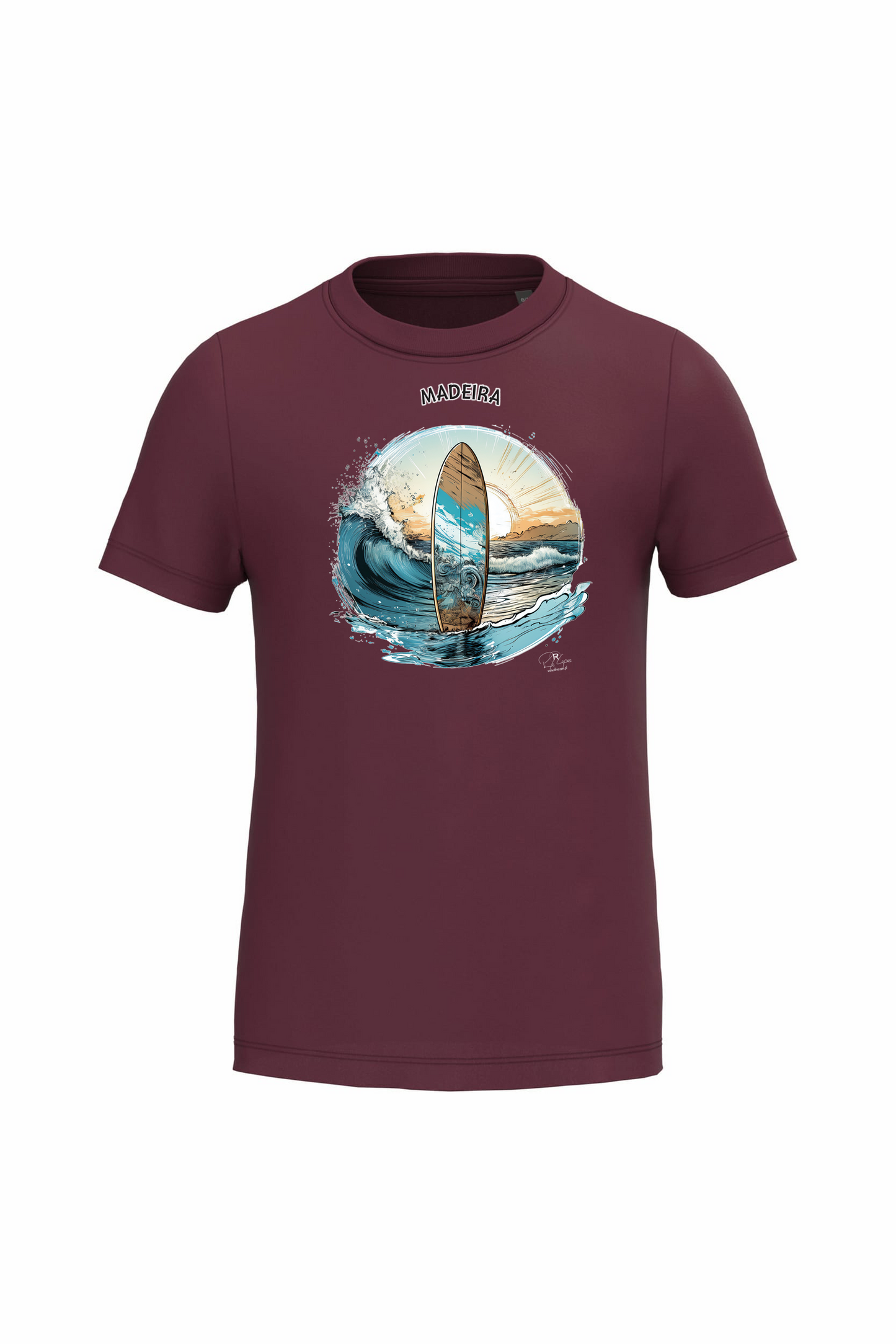 T-shirt de Criança Kariban Sol Madeira