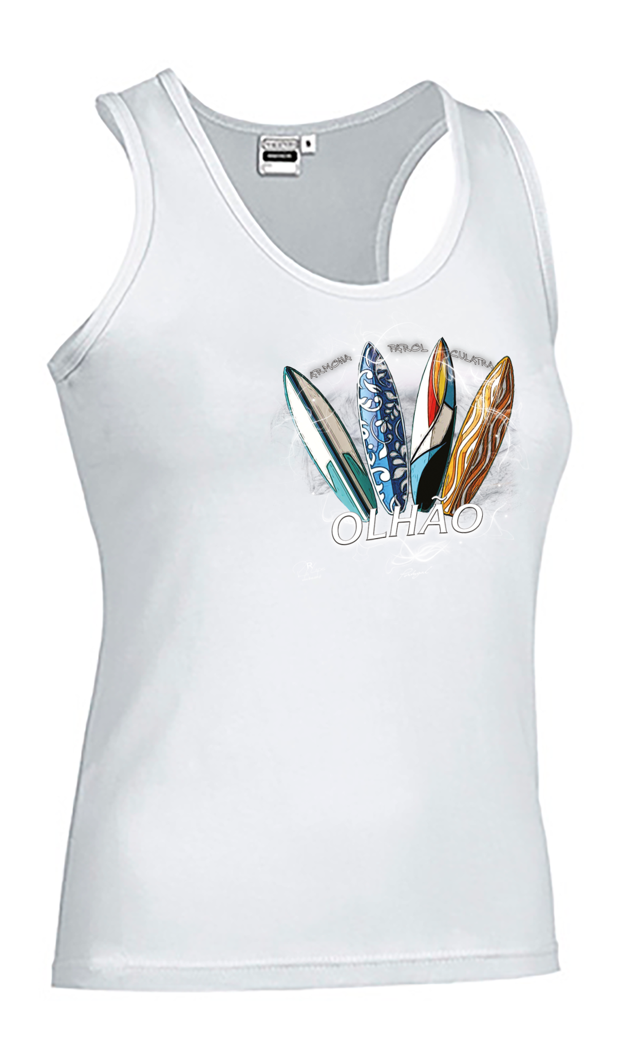 T-shirt Alças Senhora Surfboards Olhão
