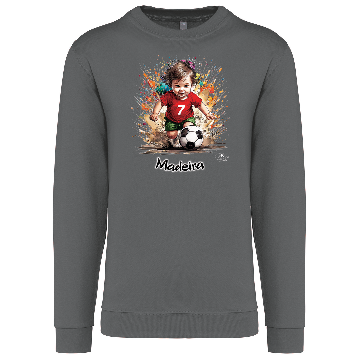 Sweatshirt Kariban sem Capuz 7 Madeira