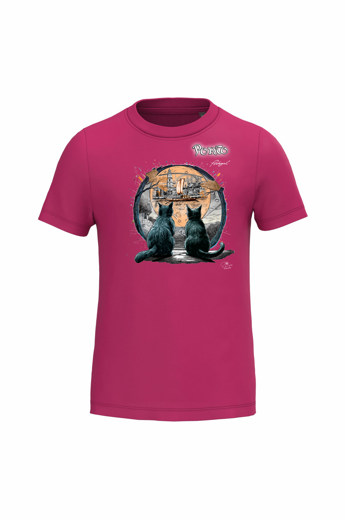 T-shirt de Criança Kariban Luar Porto