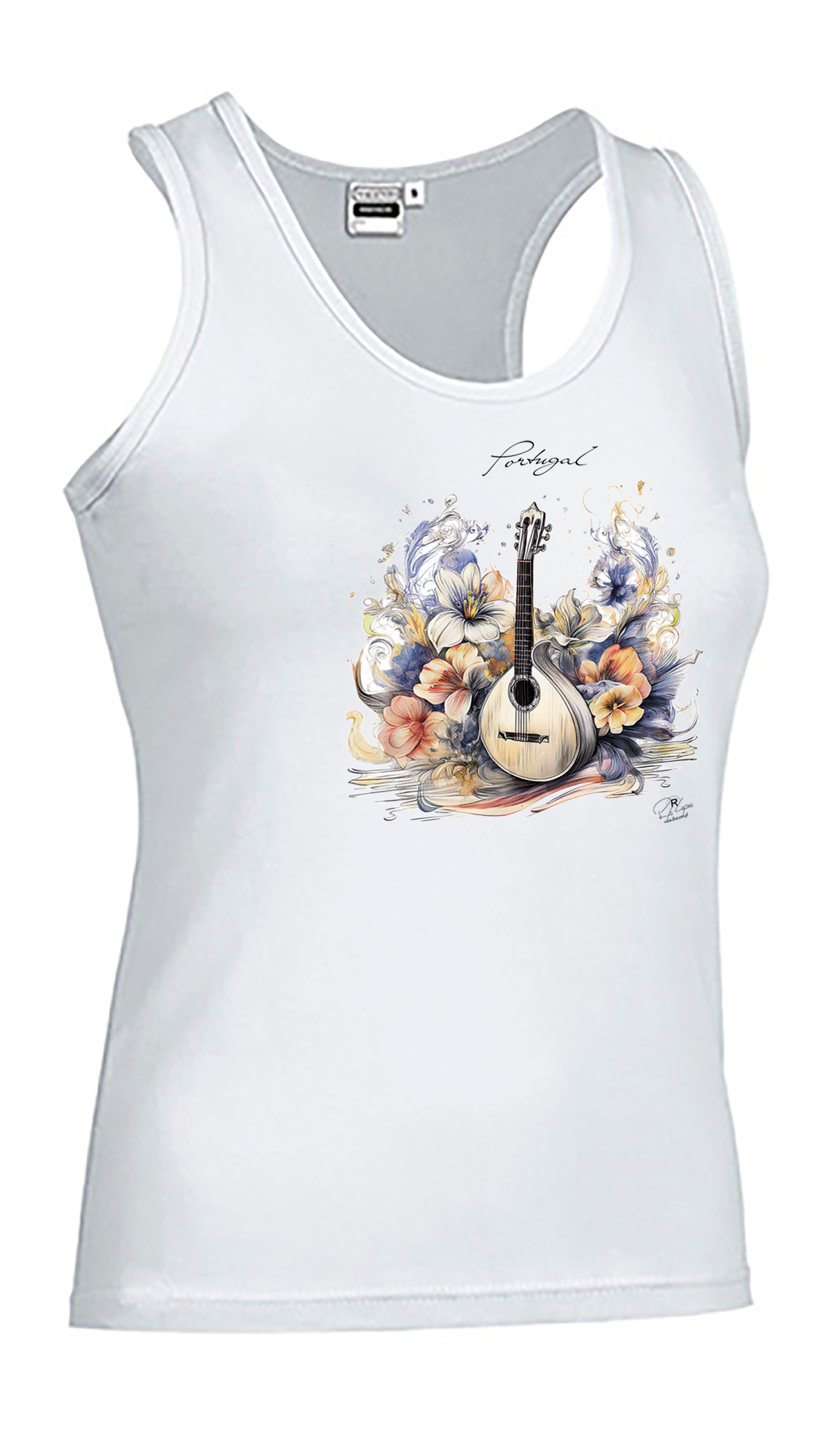T-shirt Alças Senhora Guitarra Portuguesa