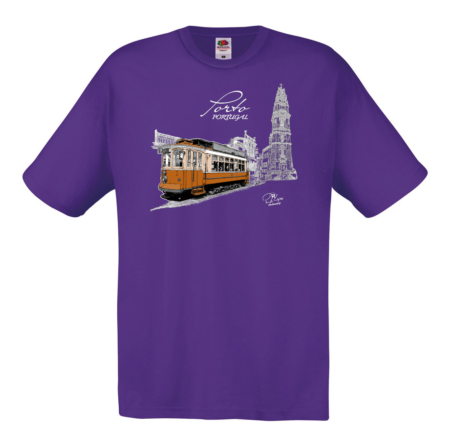 T-shirt Fruit of the Loom, Original 145g, Clérigos