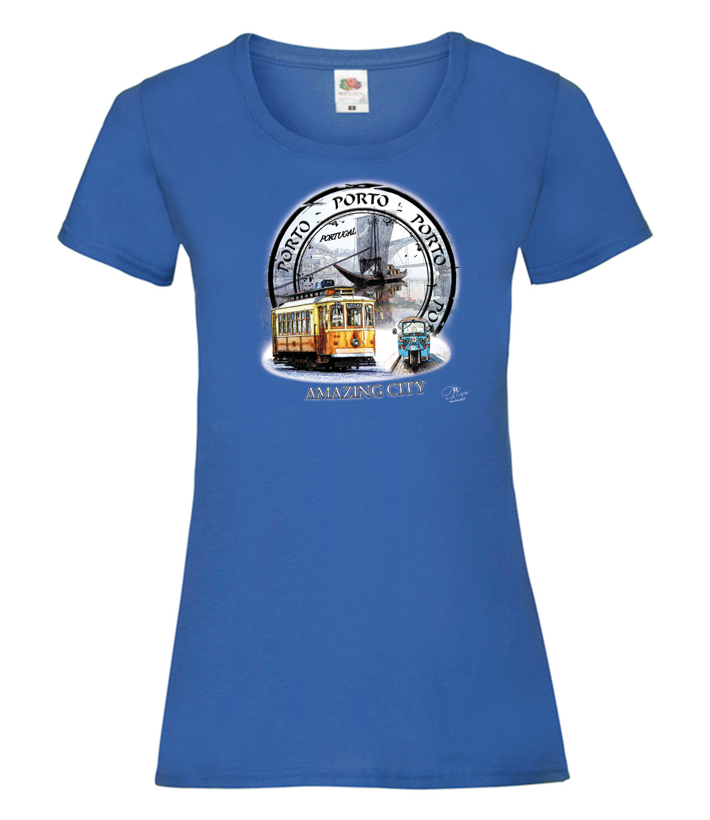 T-shirt Senhora Amazing City Porto
