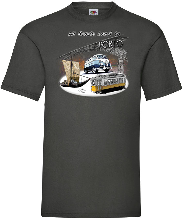 T-shirt All Roads Lead to Porto