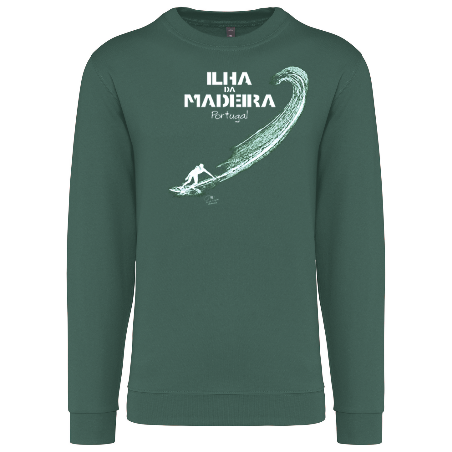 Sweatshirt Kariban sem Capuz Surf Ilha da Madeira