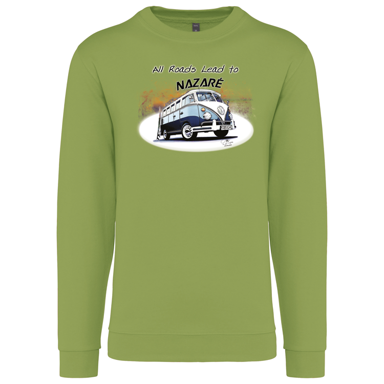 Sweatshirt Kariban sem Capuz All Roads Lead to Nazaré
