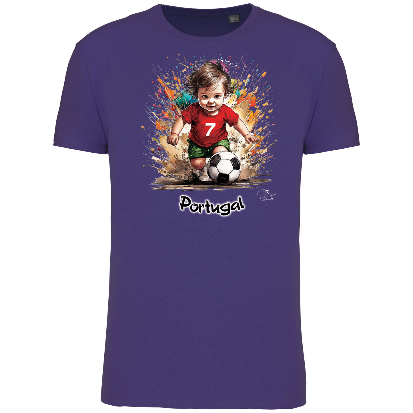 T-Shirt Algodão Biológico 7 Portugal