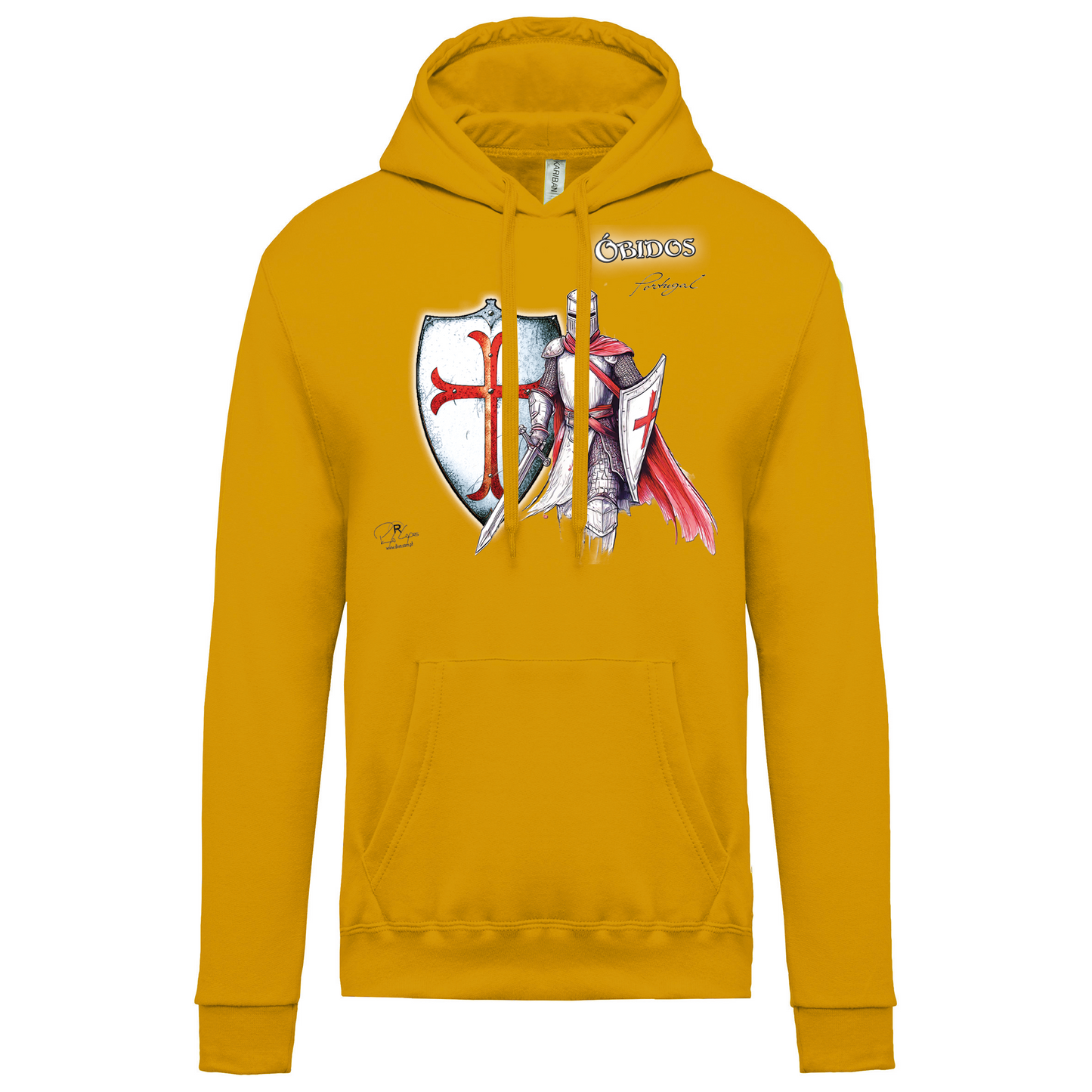 Sweatshirt Kariban com Capuz Templário Óbidos