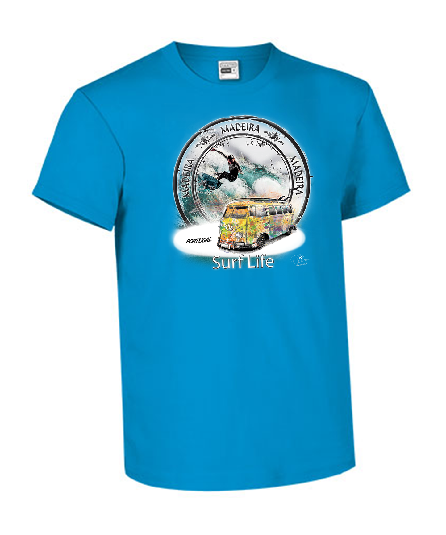 T-shirt Kids Surf Life Ilha da Madeira