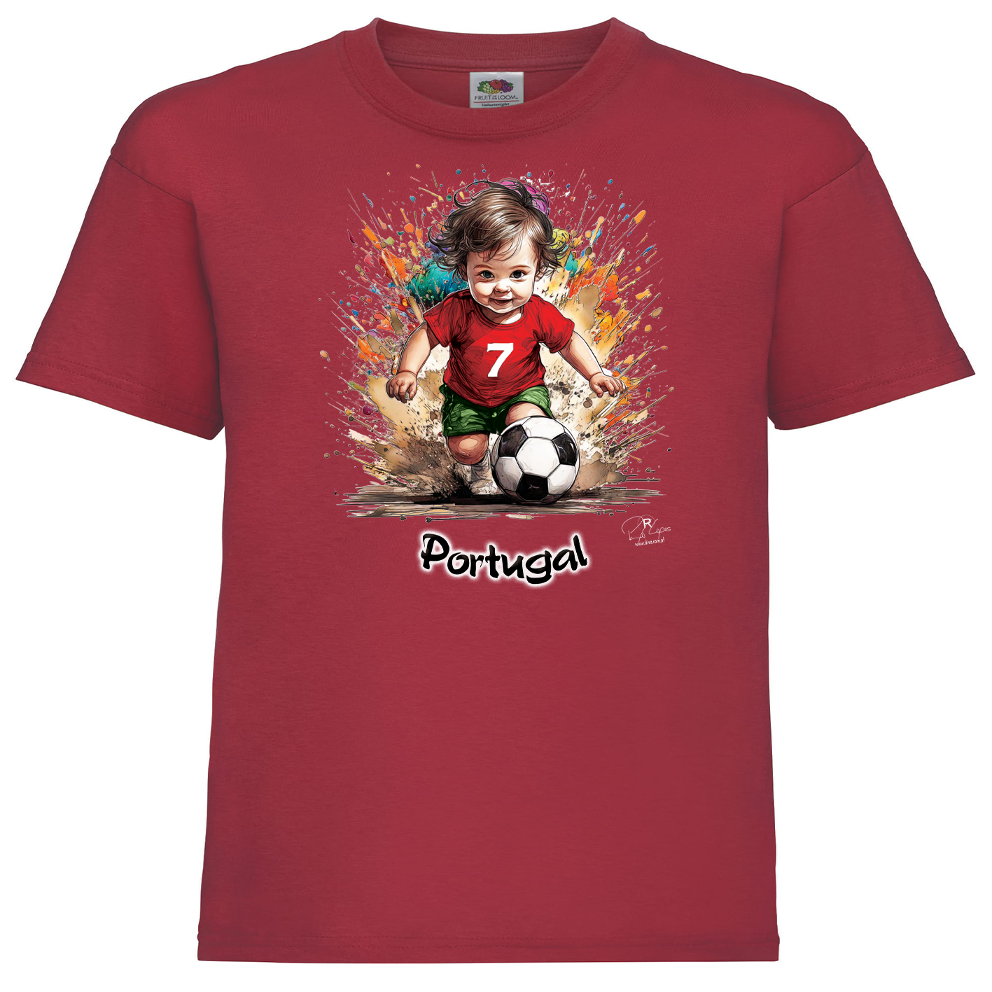 T-shirt Fruit of the Loom Kids 7 Portugal