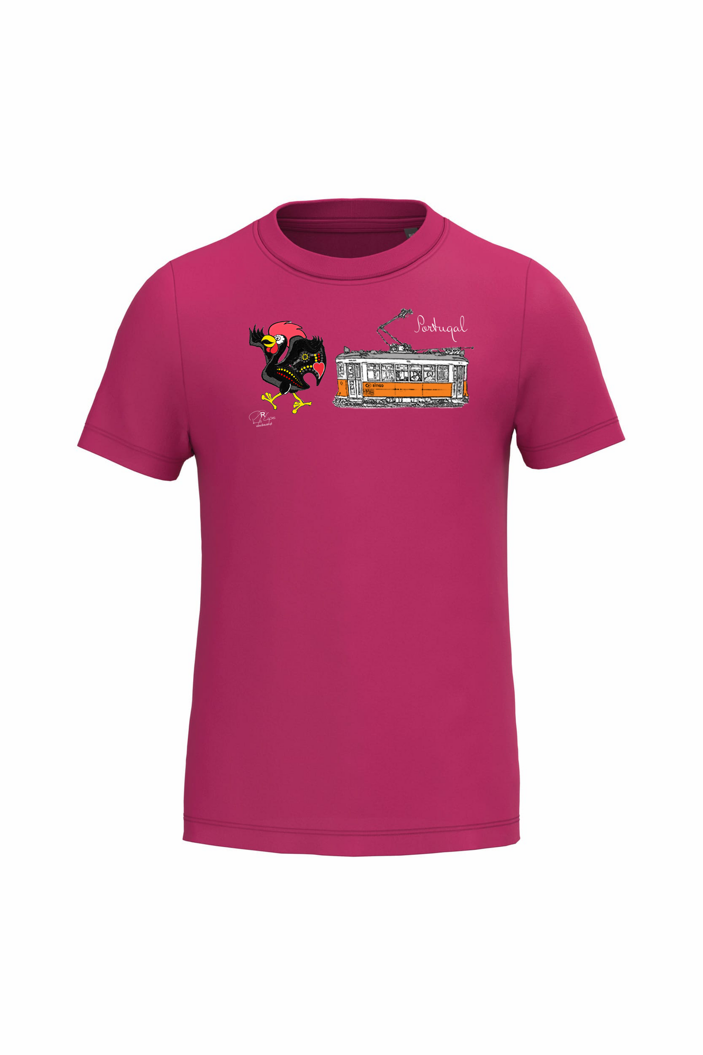 T-shirt de Criança Kariban Galo + E Portugal