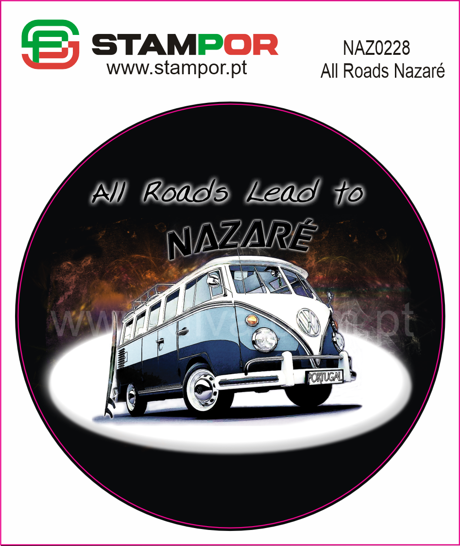Sticker All Roads Lead to Nazaré