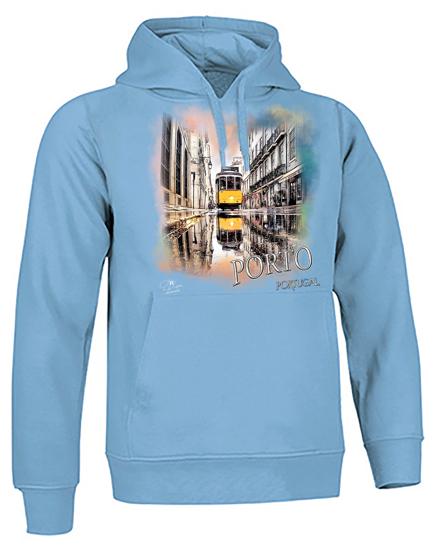 Sweatshirt Valento com Capuz, Espelho Lp