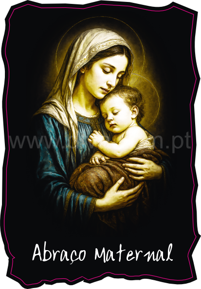 Magnético de Madeira Abraço Maternal