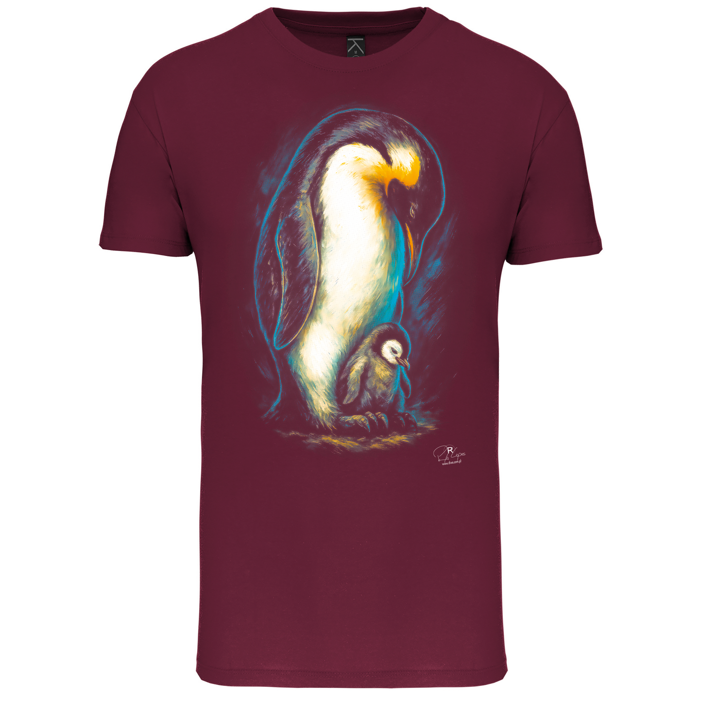 T-Shirt Algodão Biológico Pinguins