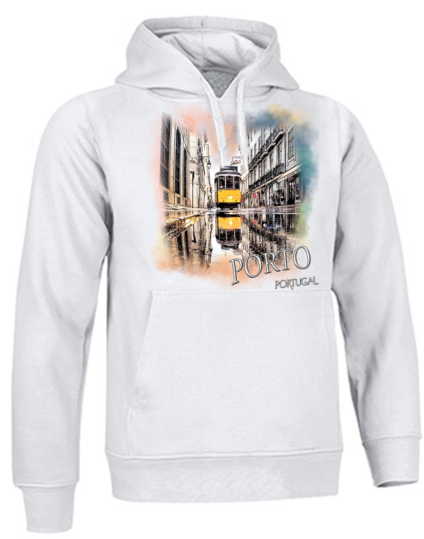 Sweatshirt Valento com Capuz, Espelho Lp