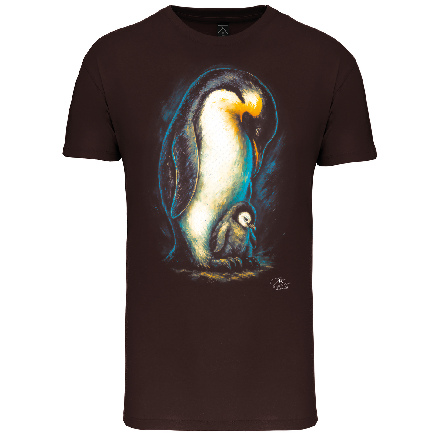 T-Shirt Algodão Biológico Pinguins