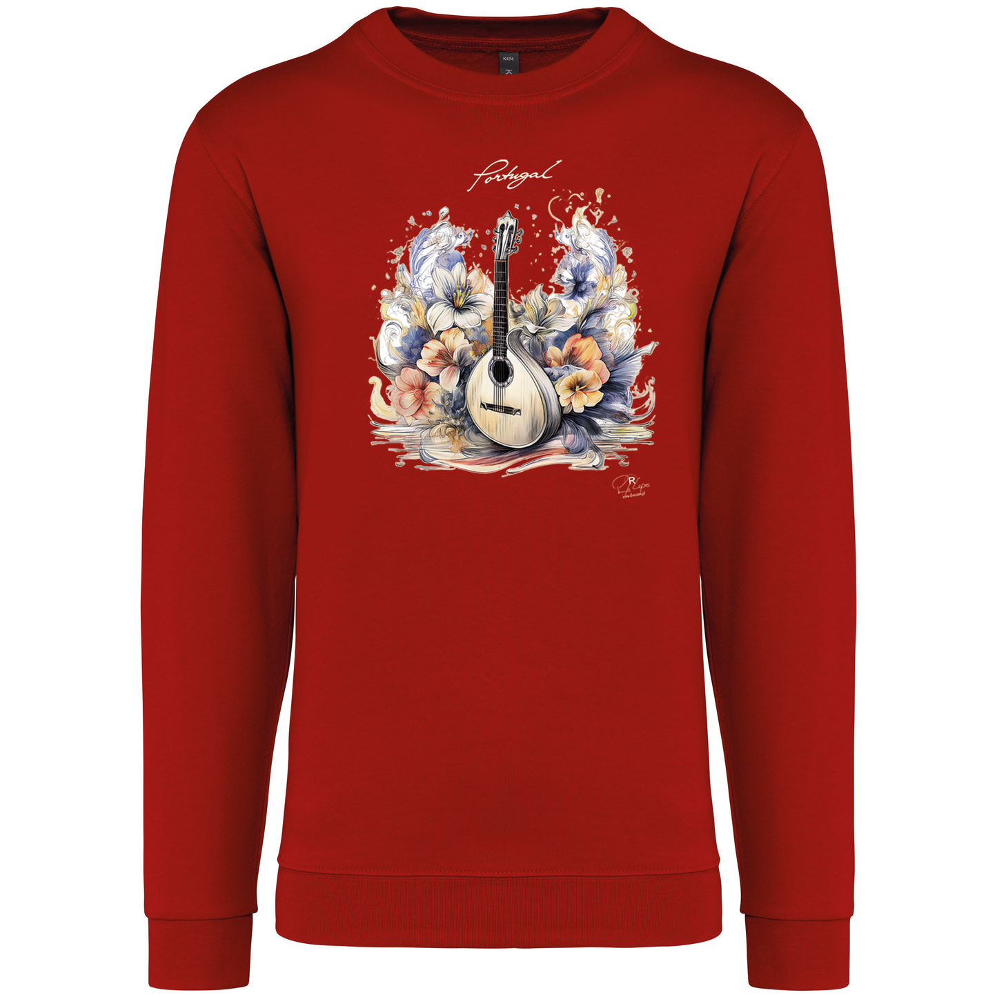 Sweatshirt Kariban sem Capuz Guitarra Portuguesa