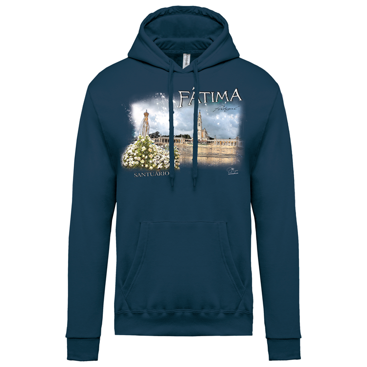 Sweatshirt Kariban com Capuz Santuário de Fátima