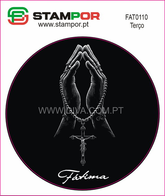 Sticker Terço Fátima