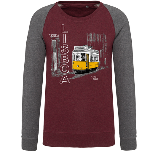 Sweatshirt Bicolor sem capuz Eléctrico 4