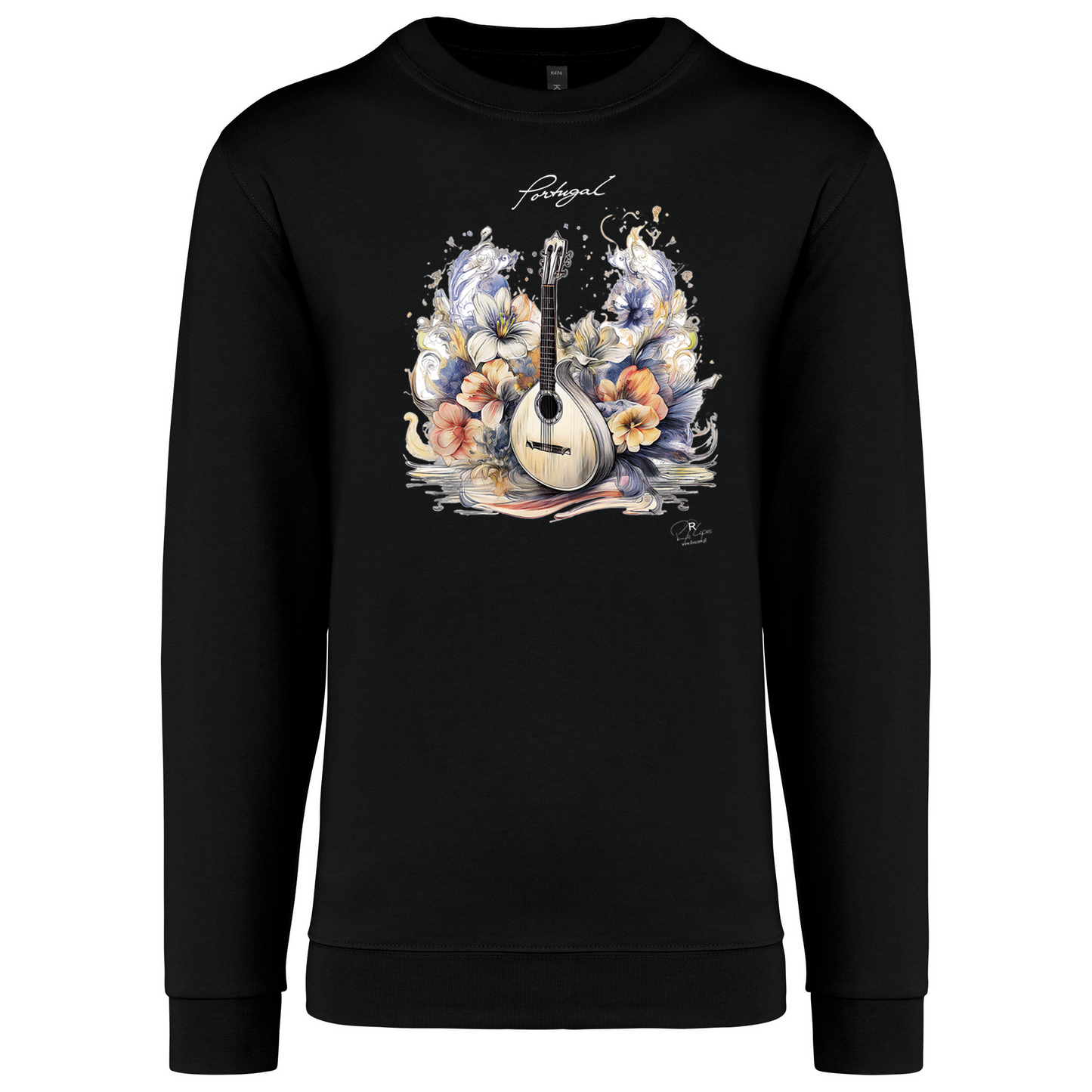 Sweatshirt Kariban sem Capuz Guitarra Portuguesa