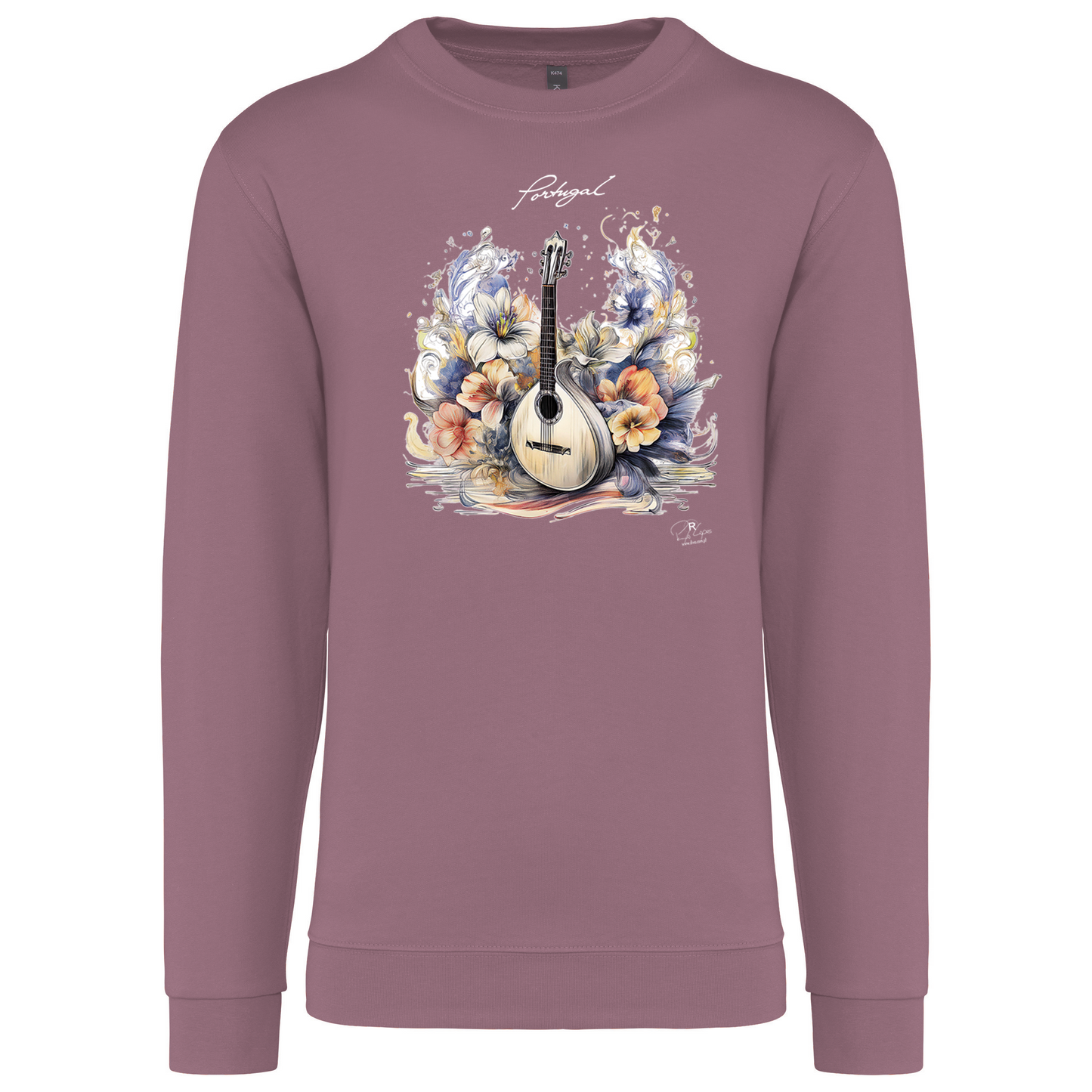 Sweatshirt Kariban sem Capuz Guitarra Portuguesa