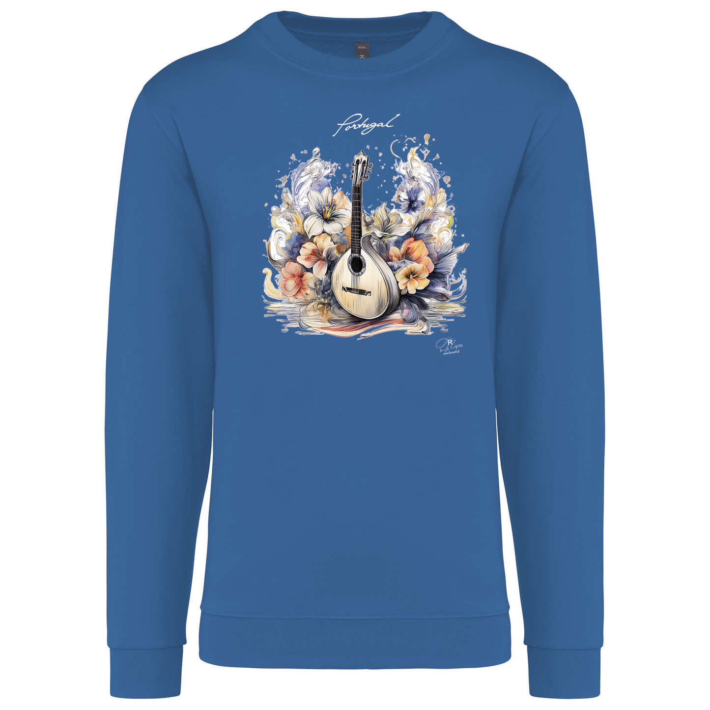 Sweatshirt Kariban sem Capuz Guitarra Portuguesa