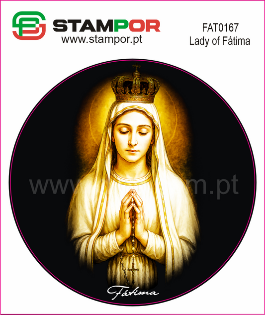 Sticker Lady of Fátima