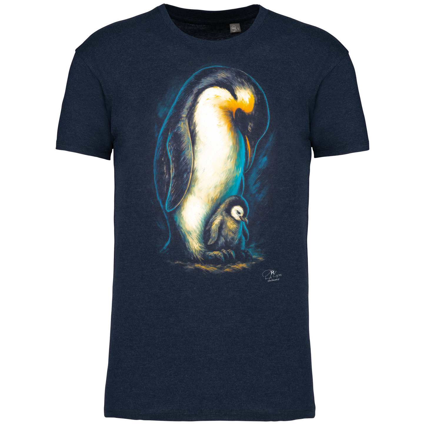 T-Shirt Algodão Biológico Pinguins