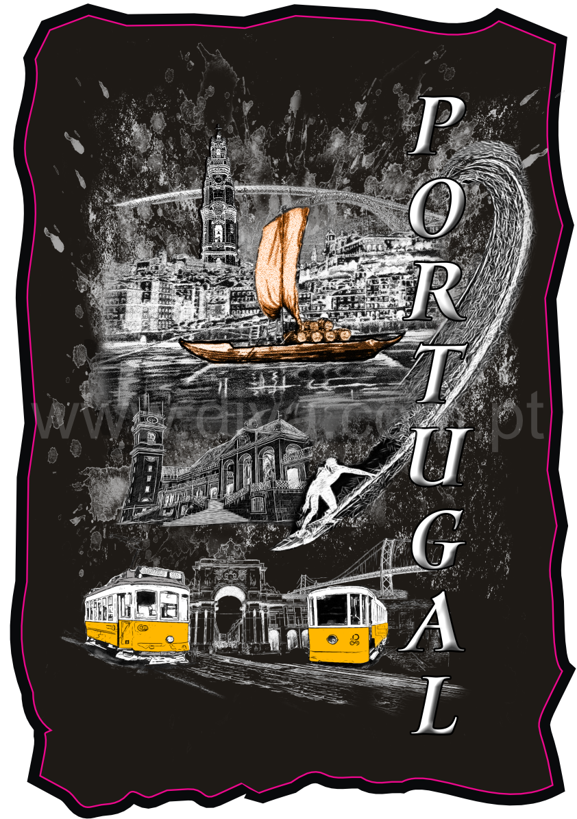 Magnético de Madeira Norte Sul