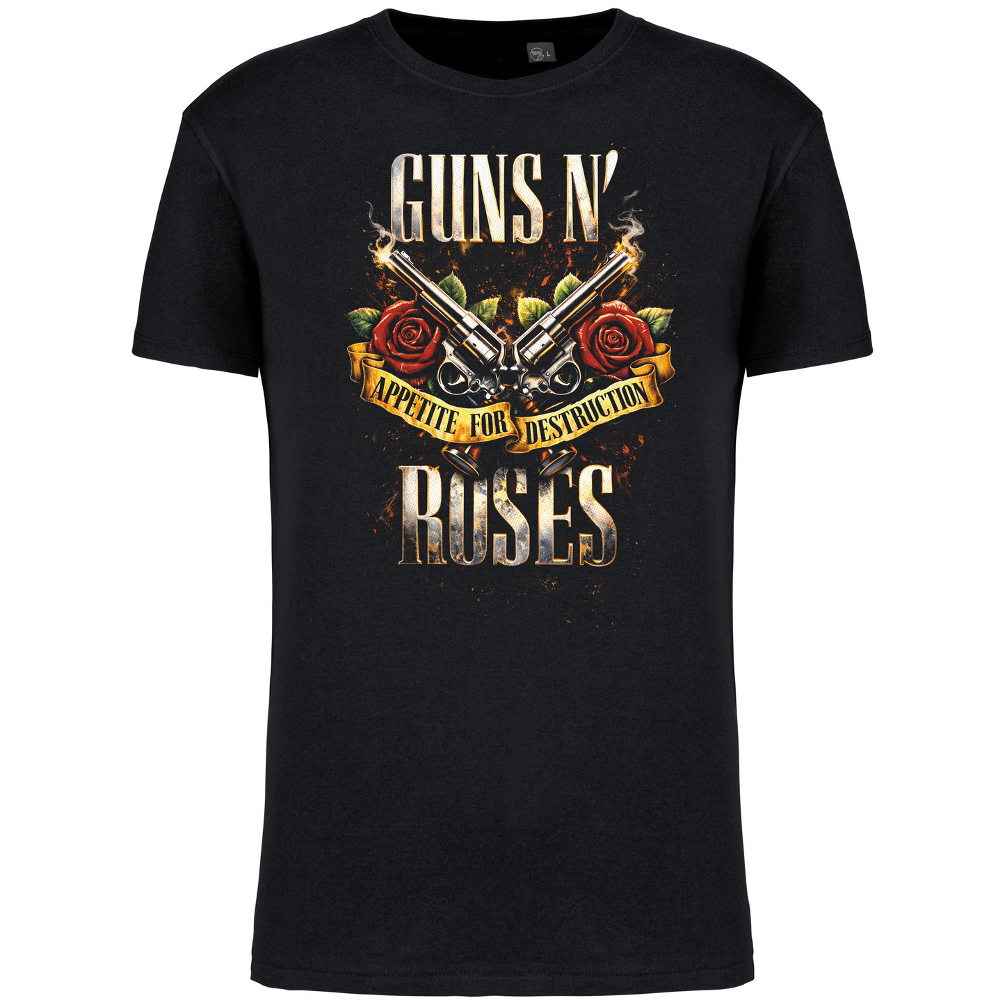 T-Shirt Algodão Biológico Appetite for Destruction