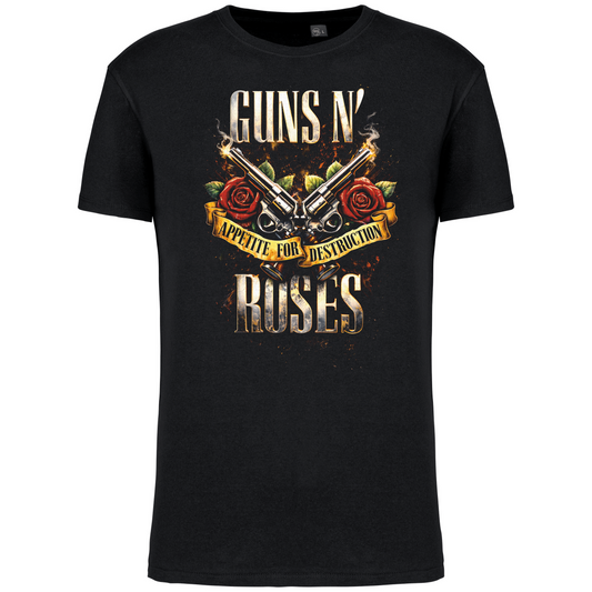 T-Shirt Algodão Biológico Appetite for Destruction