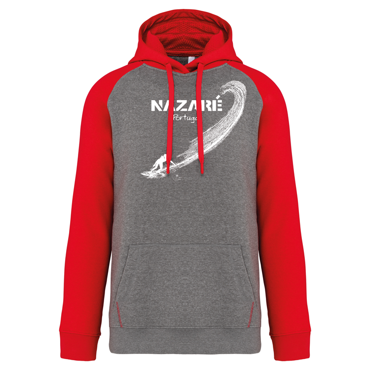 Sweatshirt com capuz Surf Nazaré