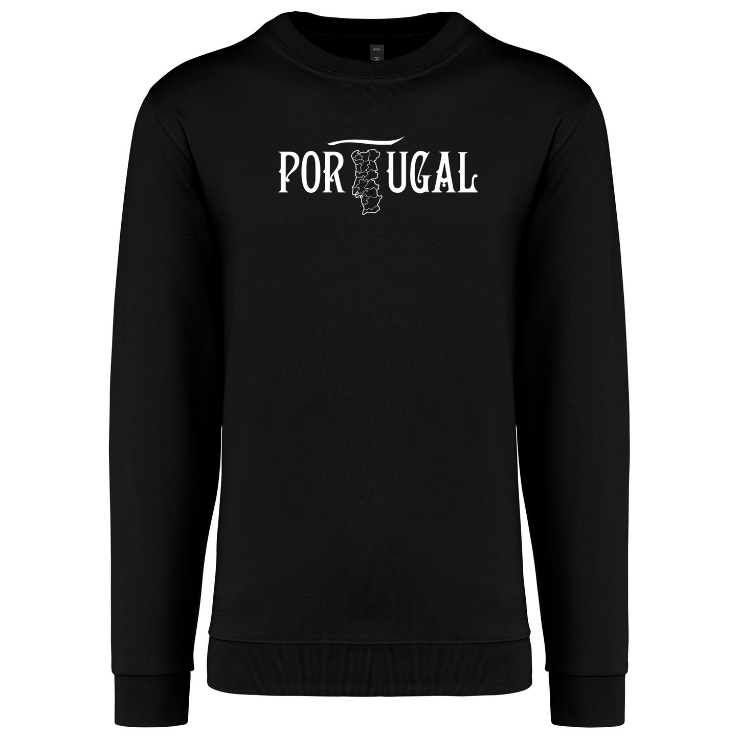 Sweatshirt Kariban sem Capuz Mapa de Portugal