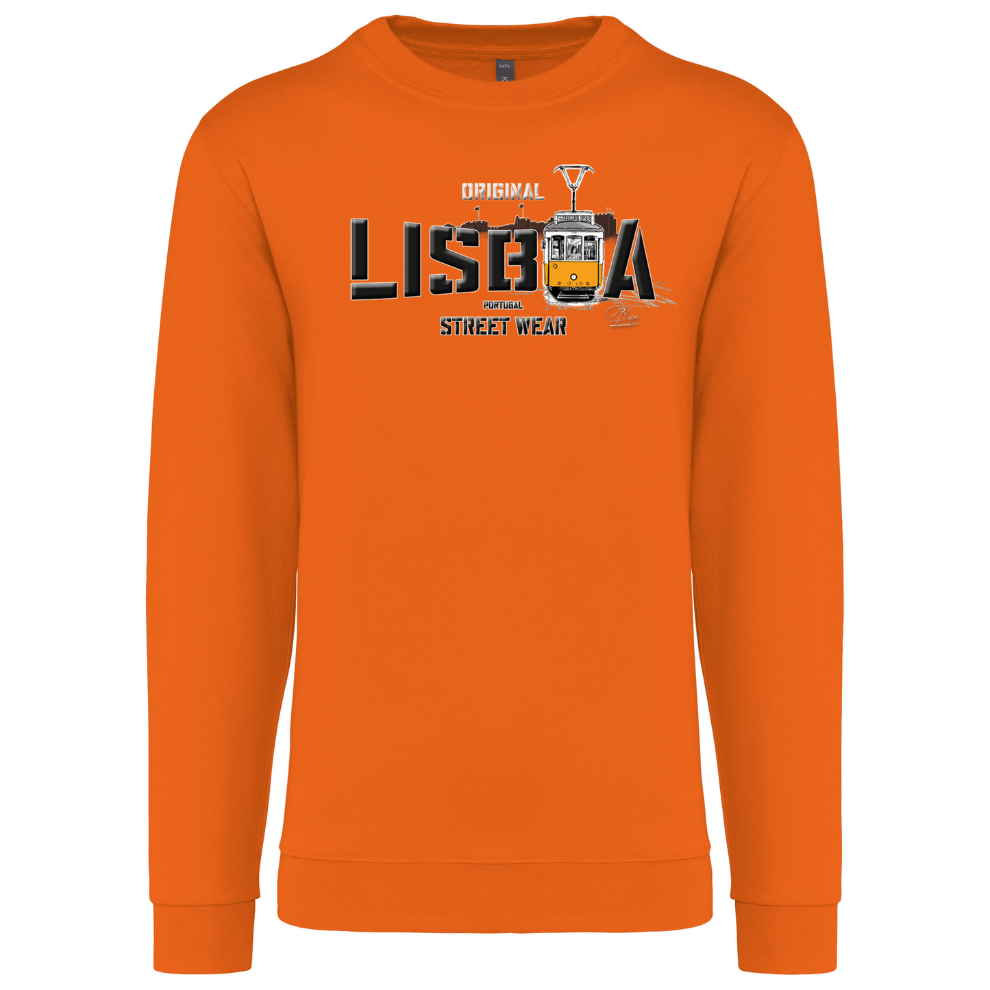 Sweatshirt Kariban sem Capuz Original Lisboa