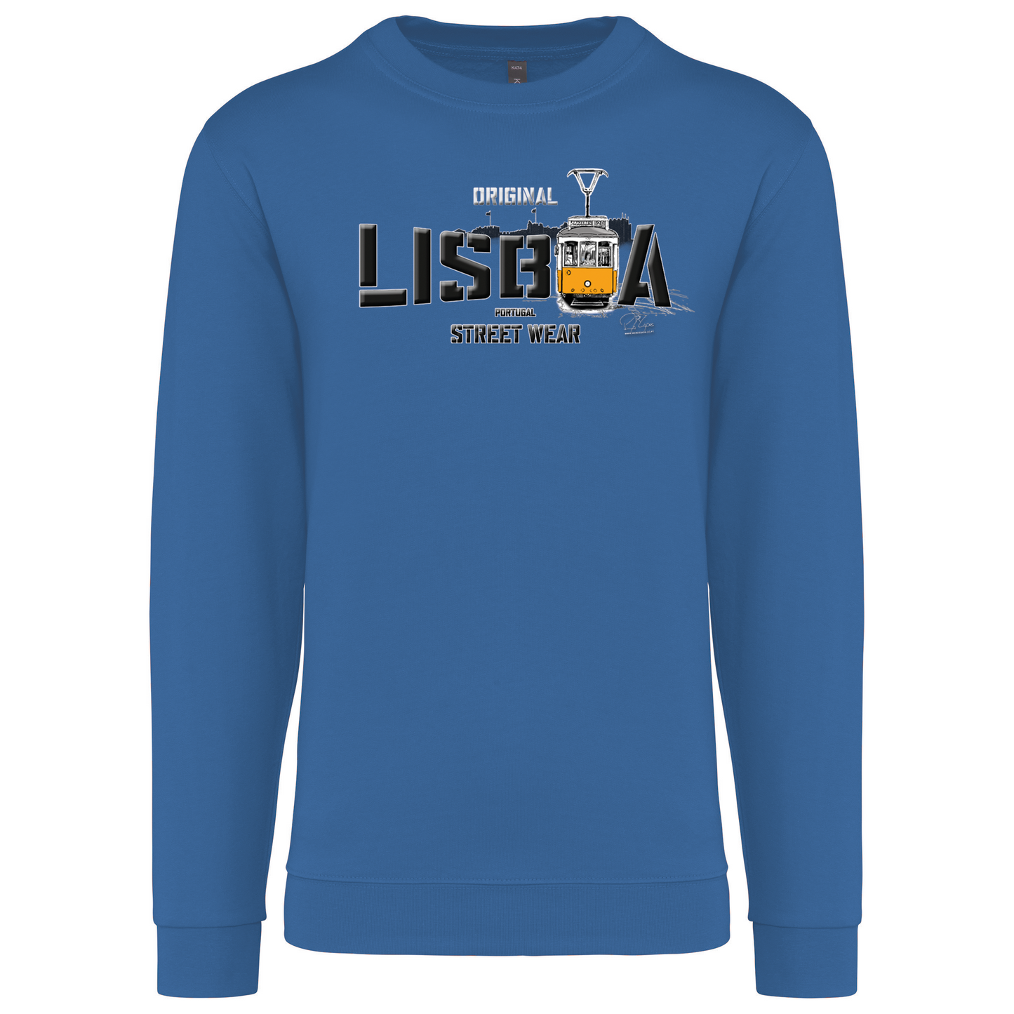 Sweatshirt Kariban sem Capuz Original Lisboa
