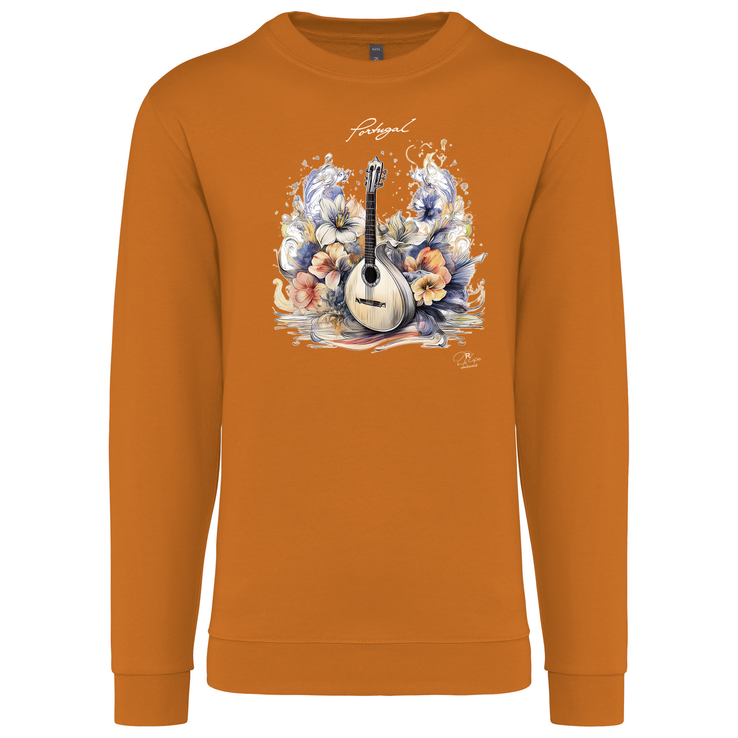 Sweatshirt Kariban sem Capuz Guitarra Portuguesa
