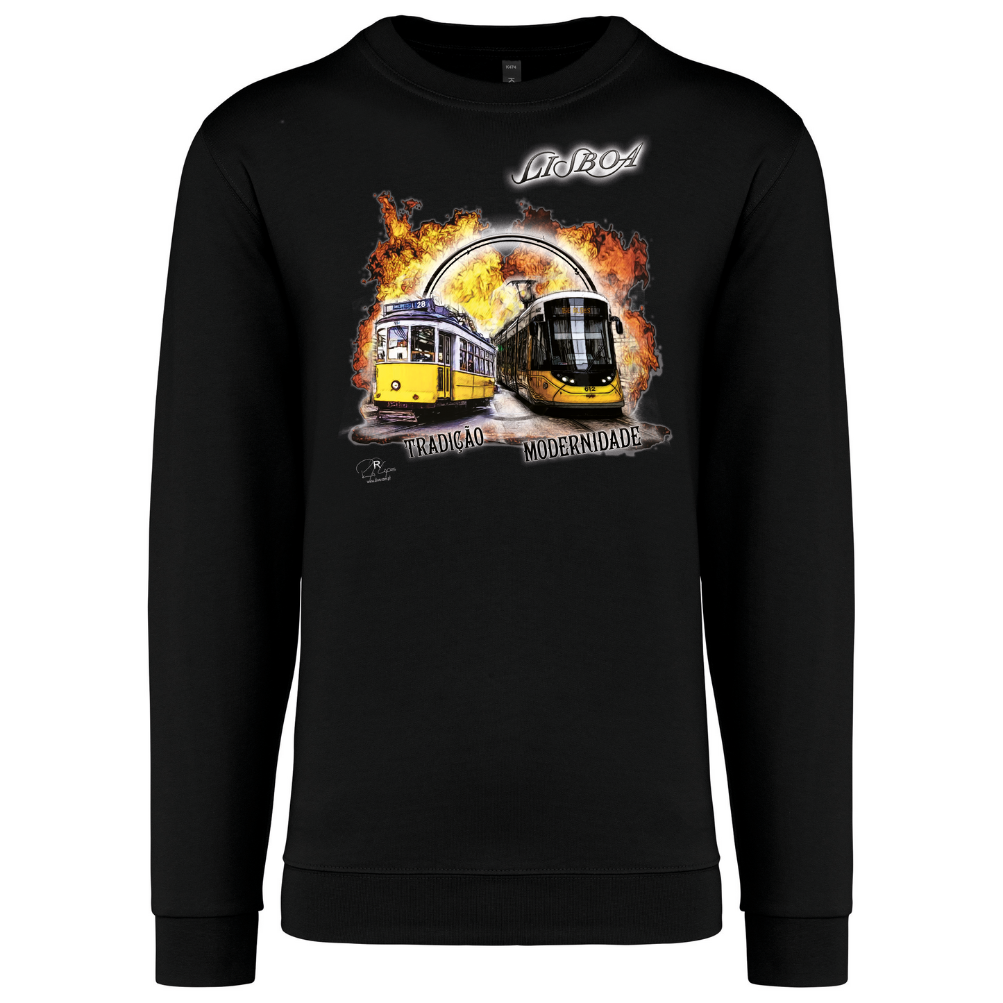 Sweatshirt Kariban sem Capuz Tradição e Modernidade