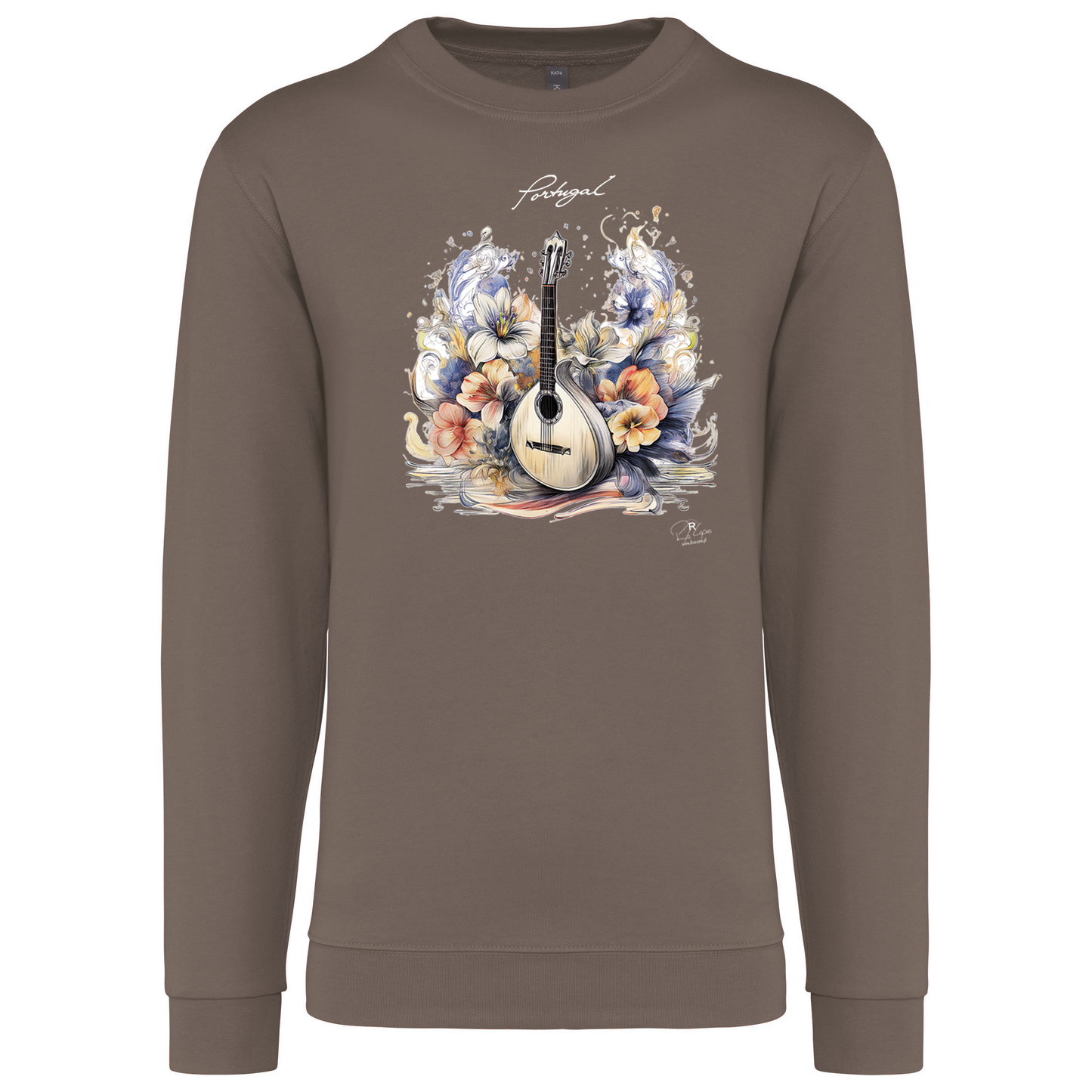 Sweatshirt Kariban sem Capuz Guitarra Portuguesa