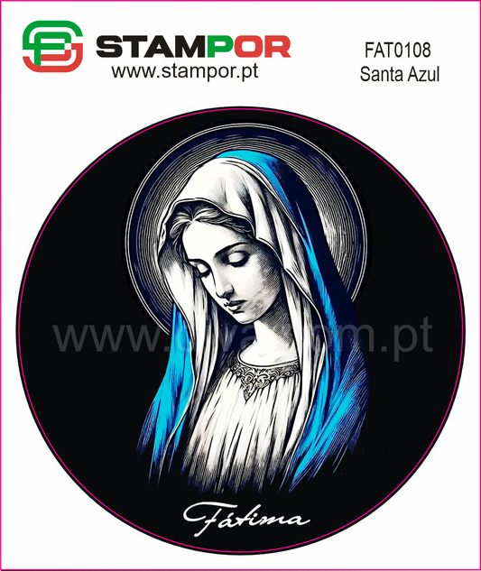 Sticker Santa Azul