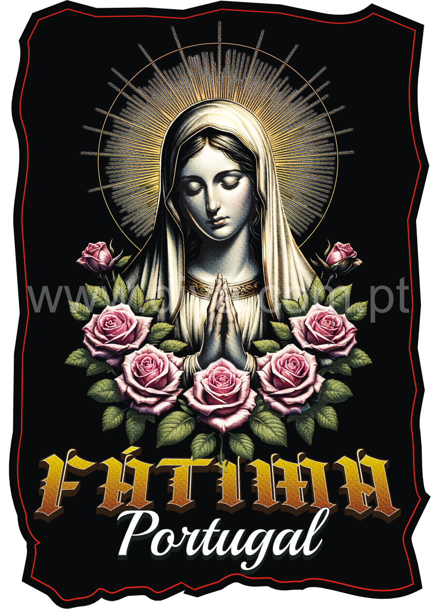 Magnético de Madeira Serena Oração