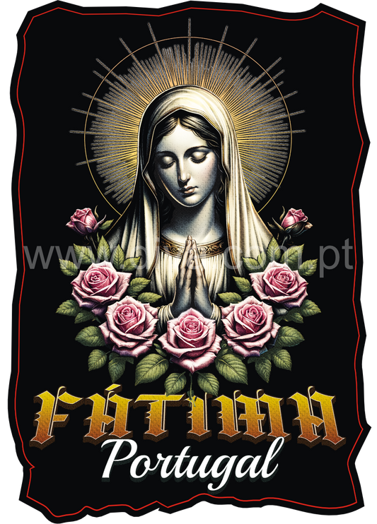 Magnético de Madeira Serena Oração