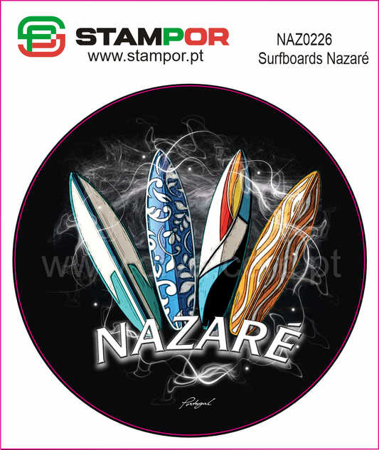 Sticker Surfboards Nazaré