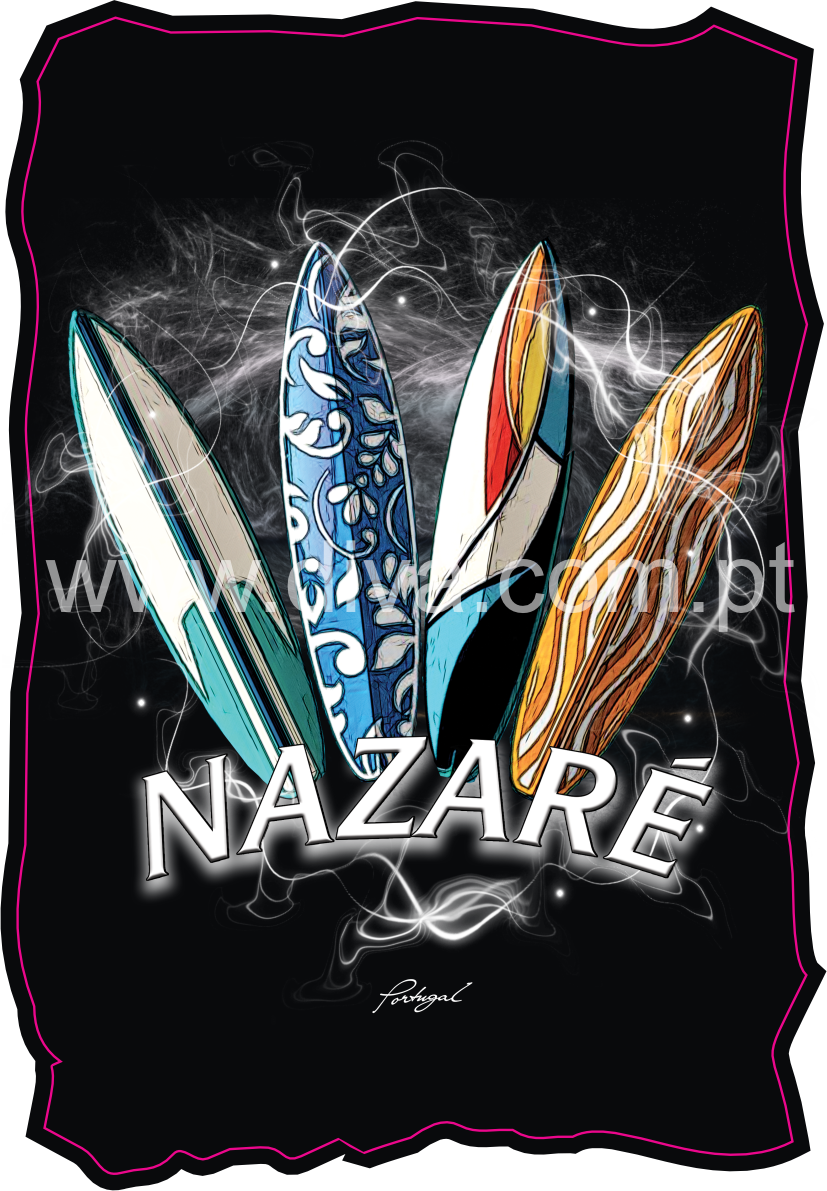 Magnético de Madeira Surfboards Nazaré