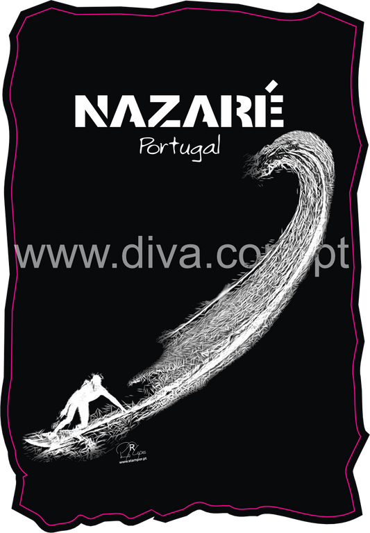 Magnético de Madeira Surf Nazaré