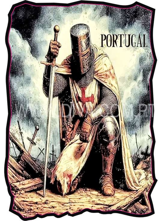 Magnético de Madeira Templário na Batalha