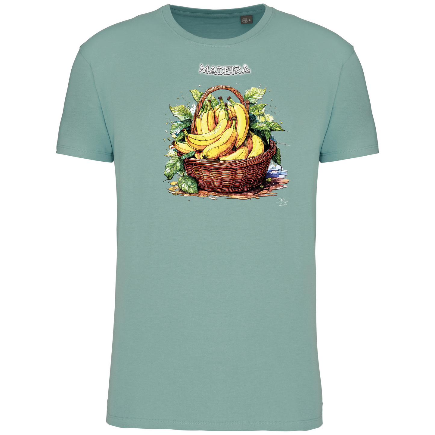 T-Shirt Algodão Biológico Cesto Bananas