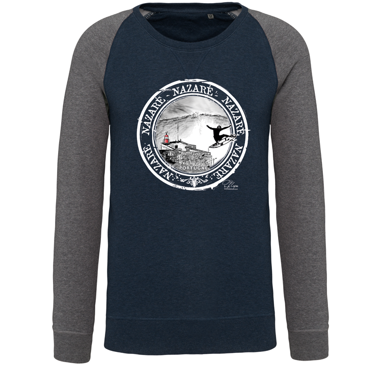 Sweatshirt Bicolor sem capuz Selo Nazaré